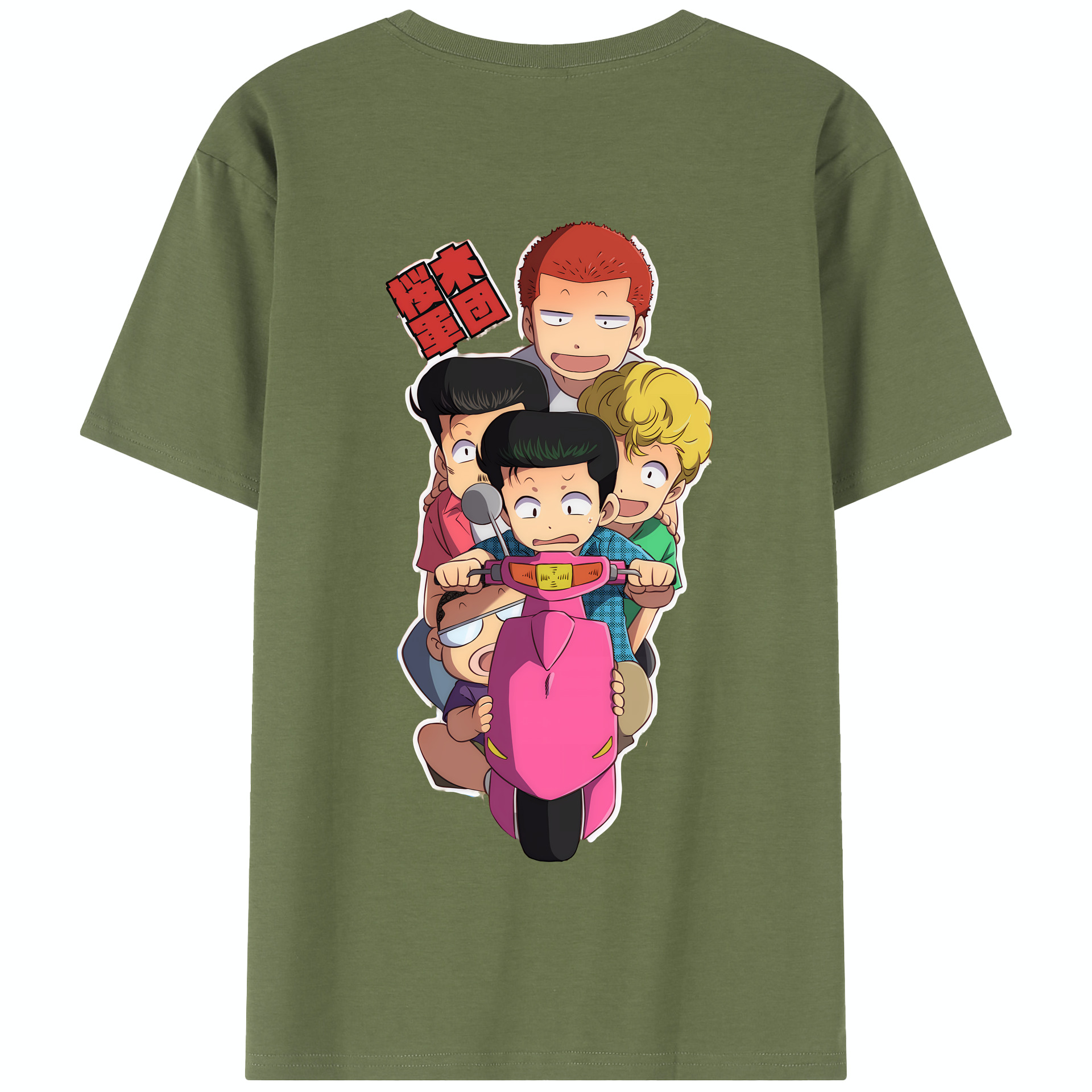 SLAM DUNK／スラムダンク 綿100％半袖Tシャツ（背面プリント）